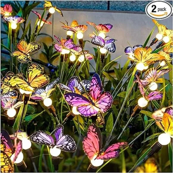 Solar Garden Lights - Newest Swaying Butterfly Light, Swaying in The Wind - Picture 7 of 7